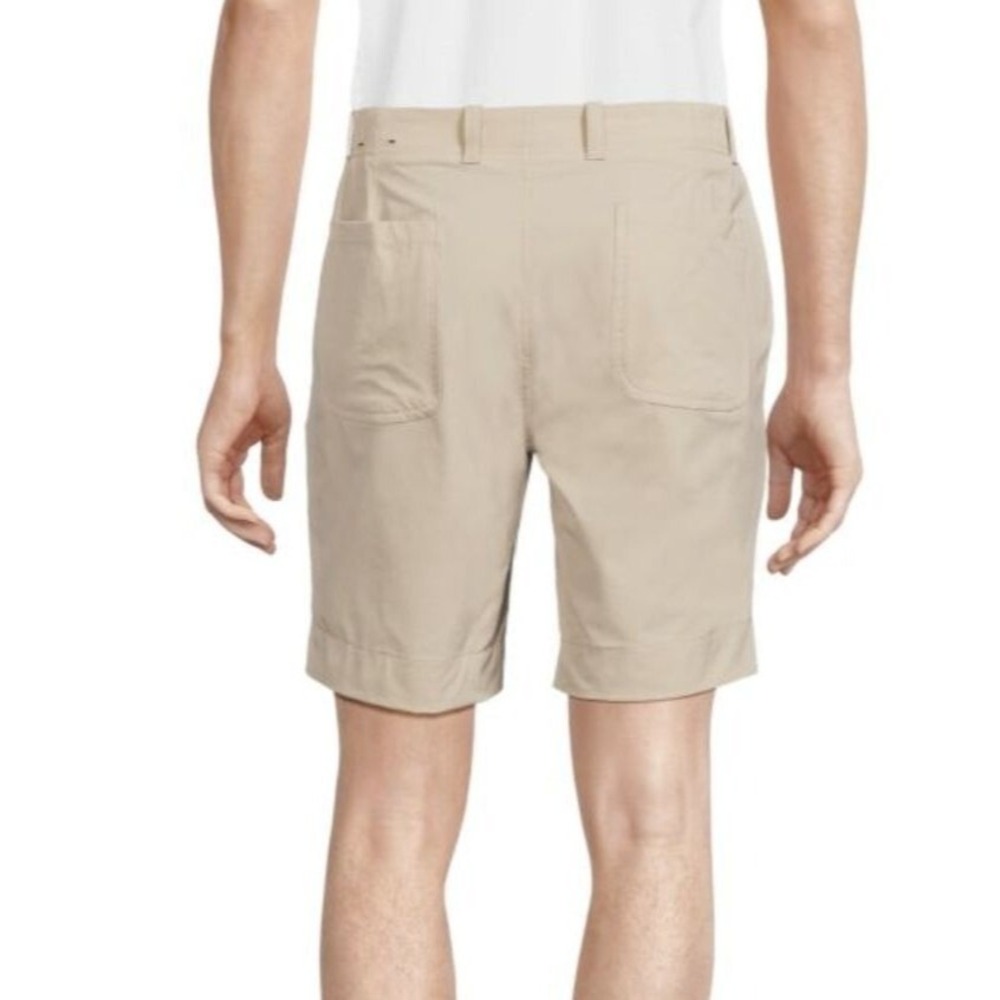 Brooks Brothers Men's Solid Flat Front Golf Shorts Beige Wheat Size W32 NWT - Picture 9 of 9